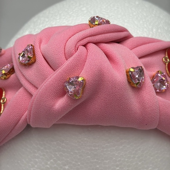 Pink Rhinestone “LOVE” Headband - Picture 5 of 5